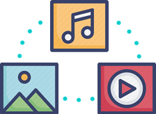 All media types across all platforms are supported All media types across all platforms are supported